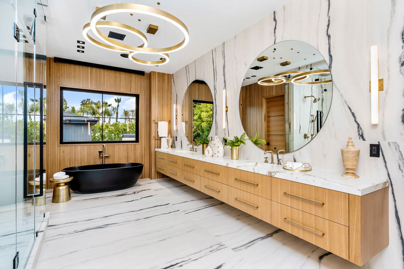 bathroom custom cabinets